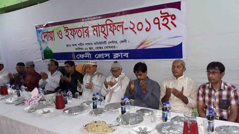 All Journalist Should be United in the Time- Guests of Iftar Mahfil at Feni Press Club