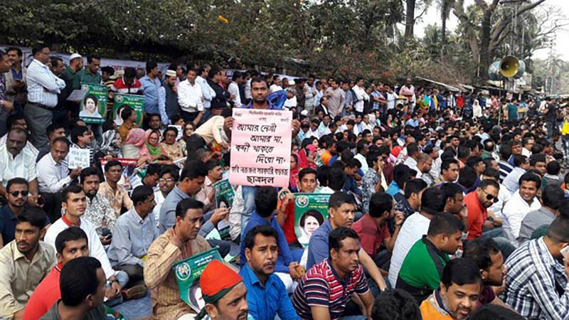 BNP stages hunger-strike for Khaleda’s release
