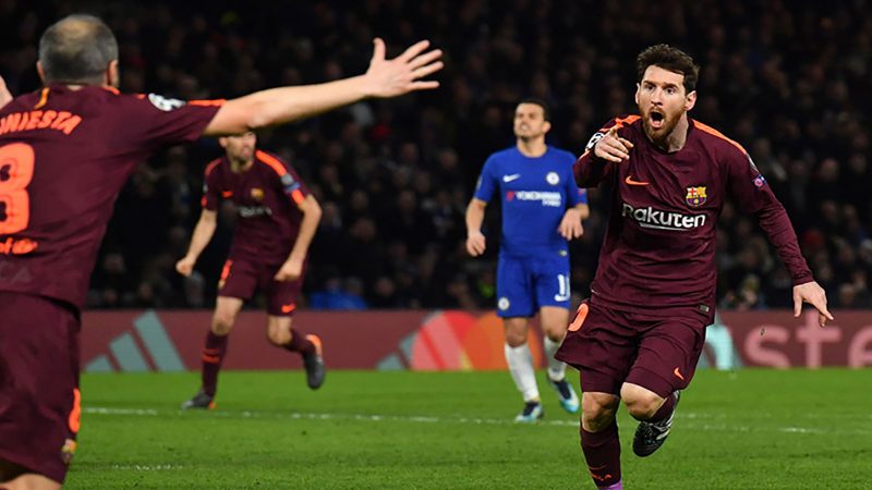 Messi ends Chelsea drought to give Barca edge