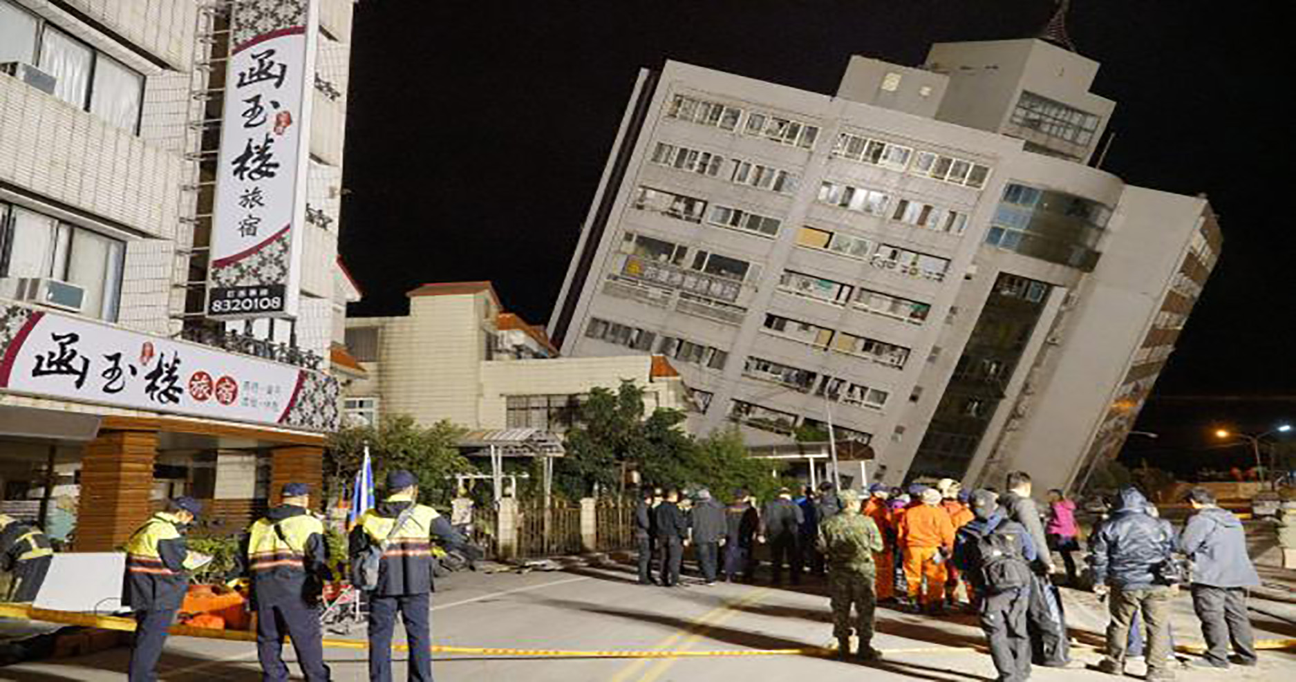 Two dead, over 200 injured in Taiwan quake