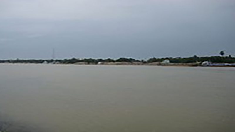 Water level of Surma flowing above the danger level