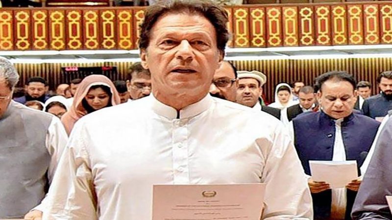 “Imran Khan sworn in as 22nd premier of Pakistan”
